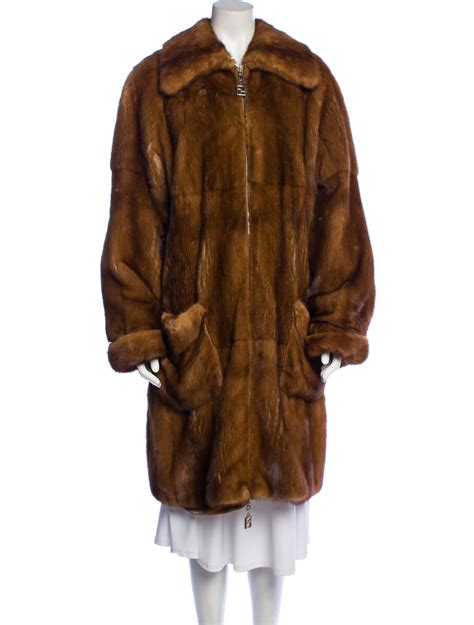 fendi mink fur coat|Coats & Outerwear .